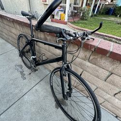 Cannondale bicycle   lightweight aluminum  needs a clean  Sitting in the garage