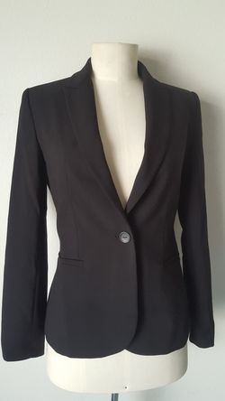 Brand New Zara Women's Black Blazer Size M Slim Fit