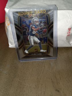 CeeDee Lamb No. 257 Wide Receiver Cowboys Rookie Card