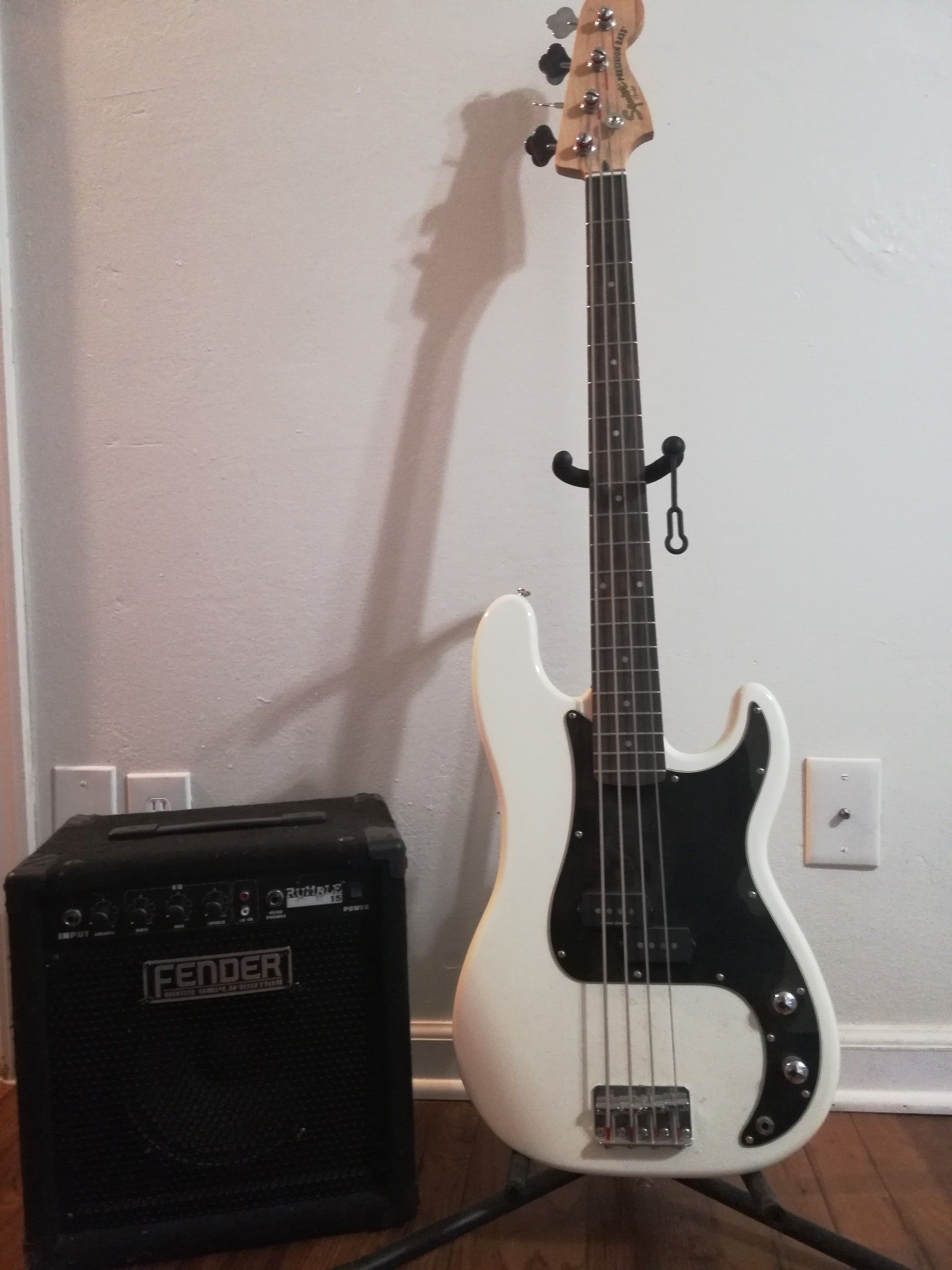 Fender Bass with amp