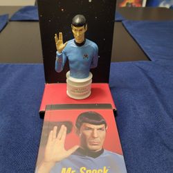 Star Trek Spock Bust With Mini Book 