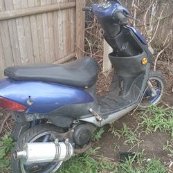 Moped With No Keys.