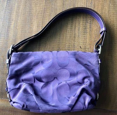 Coach purse - purple