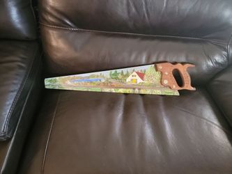 Countryside Scene Hand Painted Wall Decor