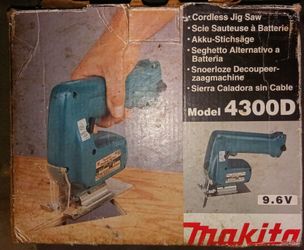 $10.00  Makita 4300D Cordless Jig Saw