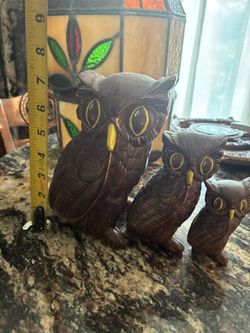 Ceramic owls