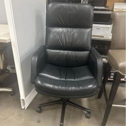 Keilhauer Leather Office Chair 