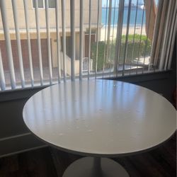 White Dining Table 
