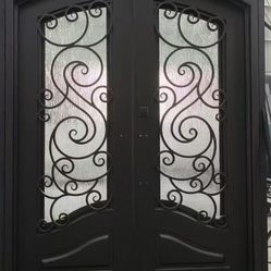 72x96" Or 60x96" Front Door, Wrought Iron Door