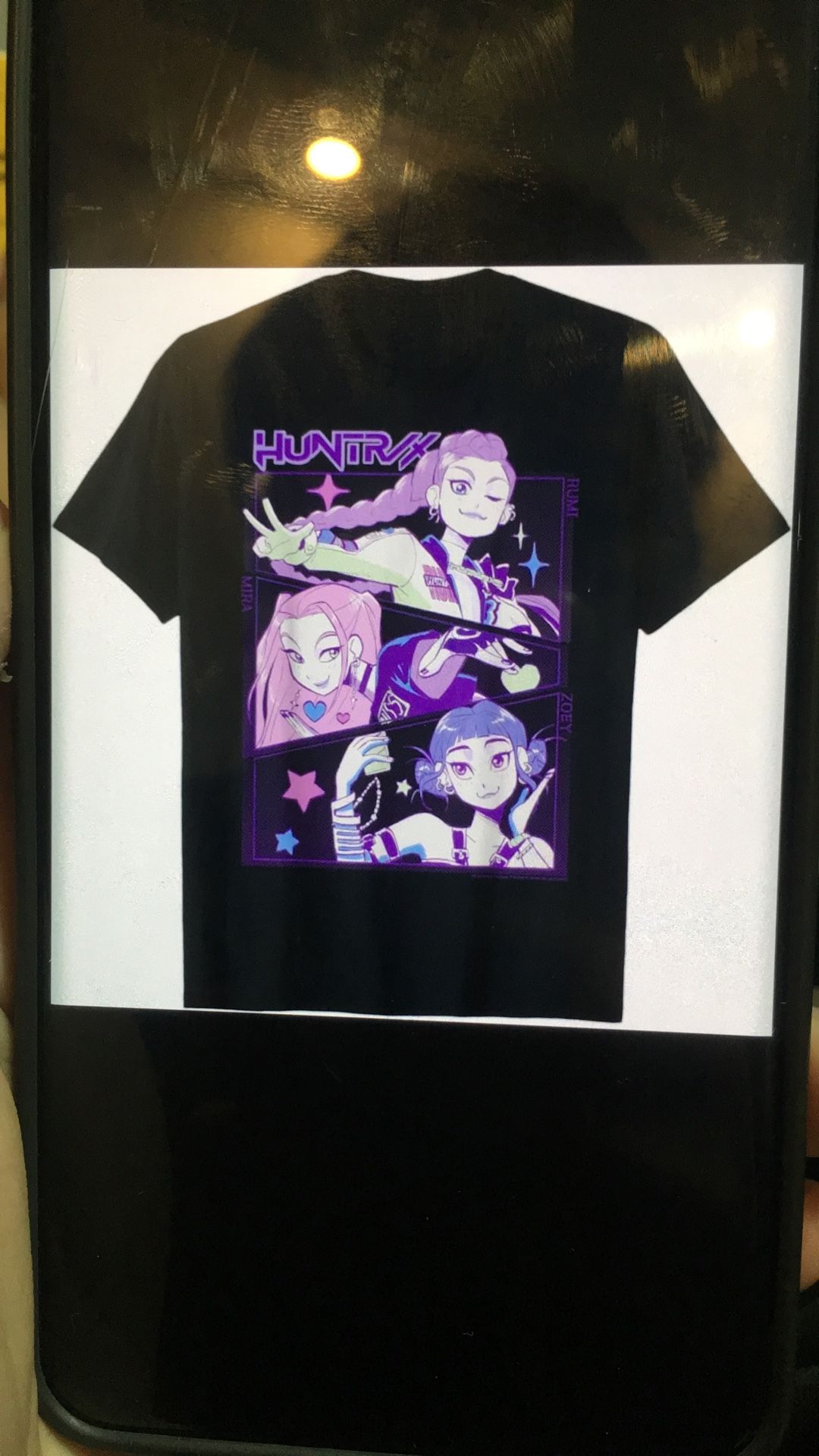 Halloween Huntrix Cute Animated Panels T-shirt