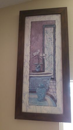 Bathroom picture decor