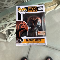 Funko Pop Star Wars Sabine Wren Exclusive