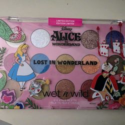 Alice and wonderland eyeshadow palette and highlighter palette