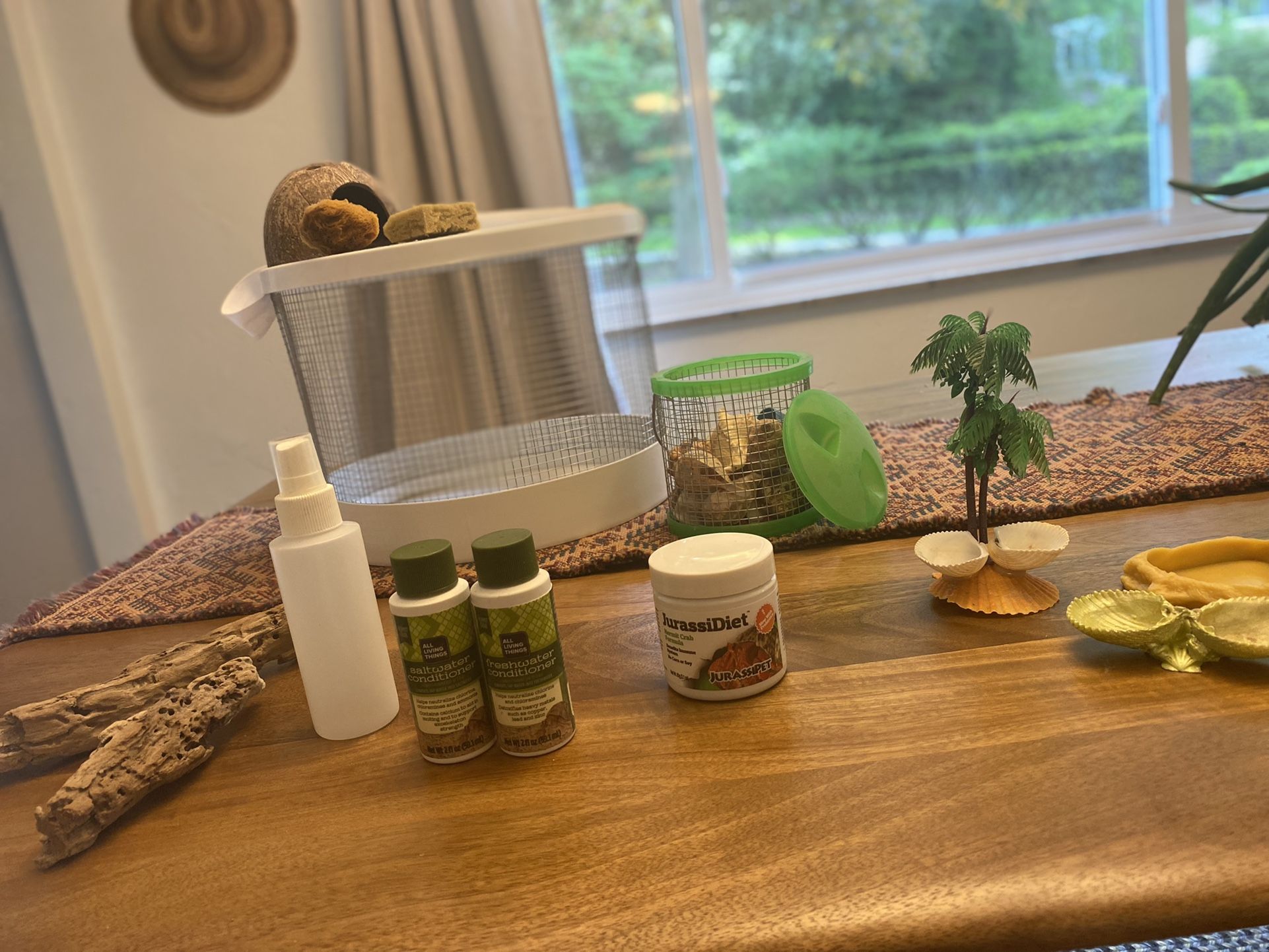 Hermit Crab Cage And Accessories