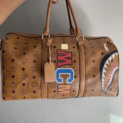 MCM X BAPE Shark Weekender