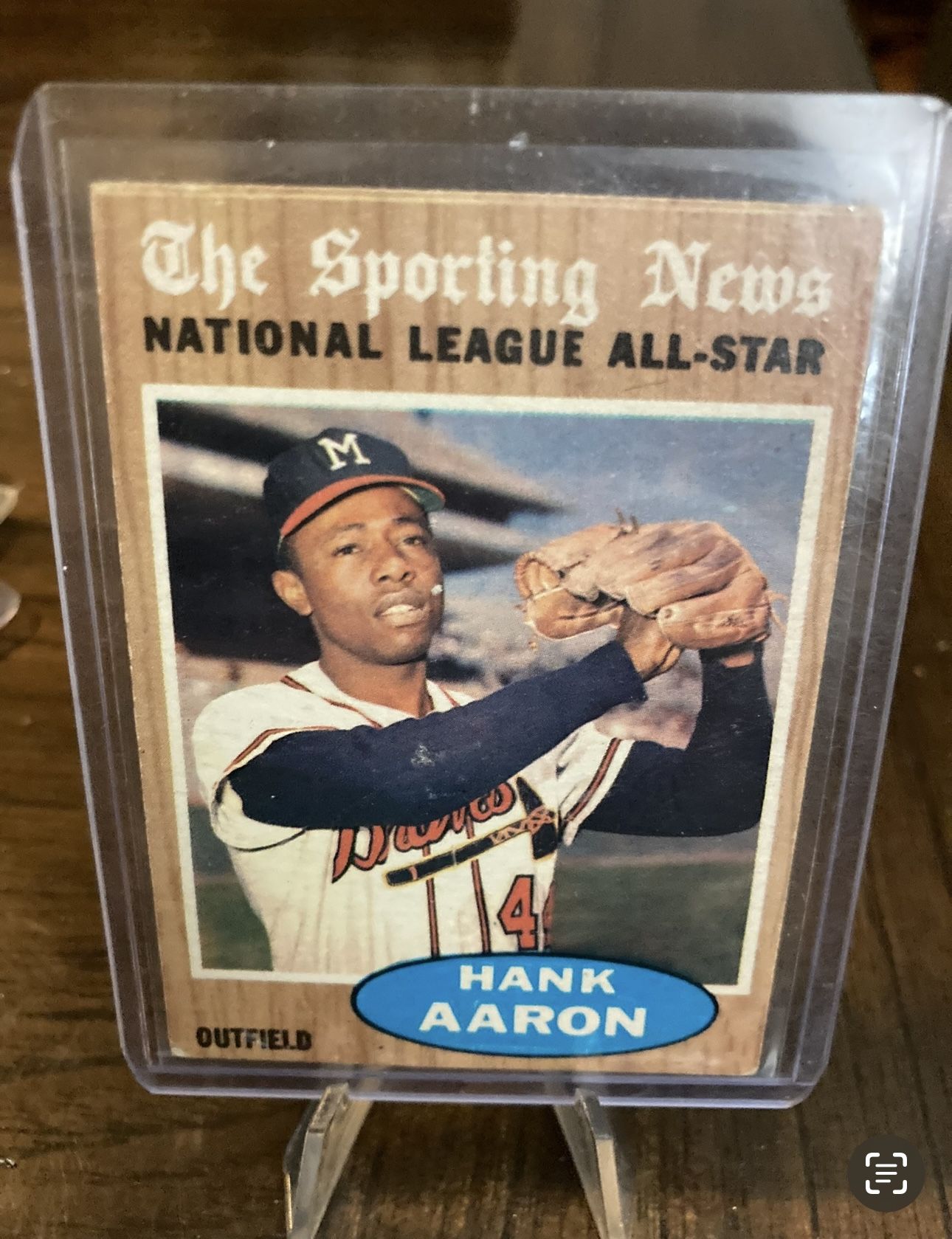 1962 Topps #394 Hank Aaron