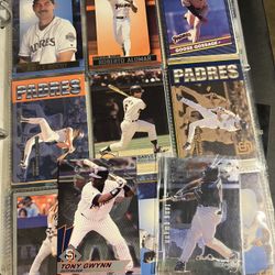Padres Baseball Cards 