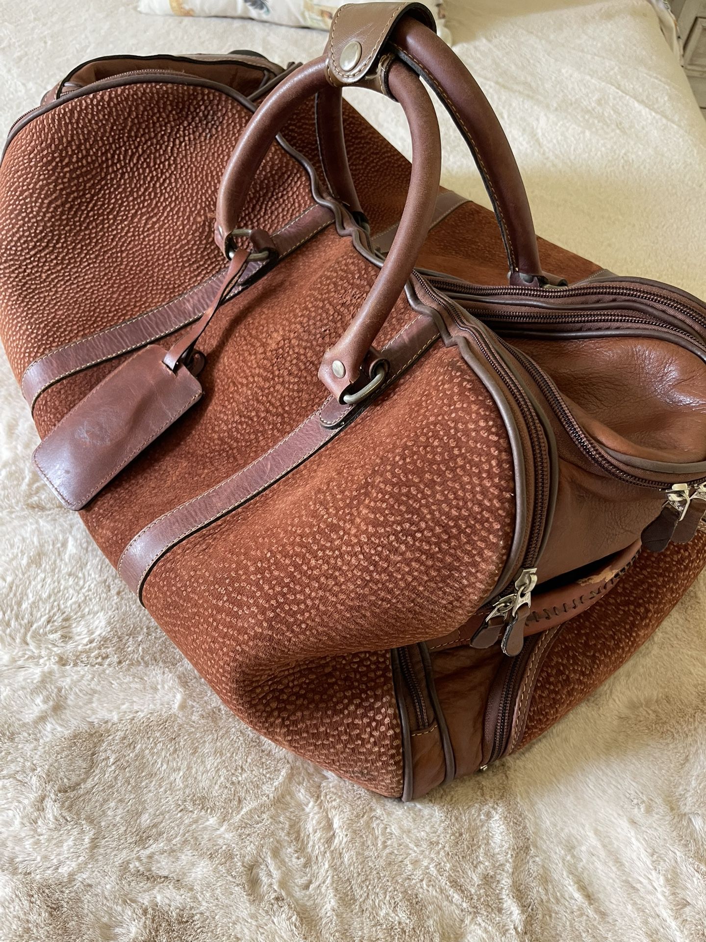 Genuine Leather Carry On Bag Luggage Made In Argentina