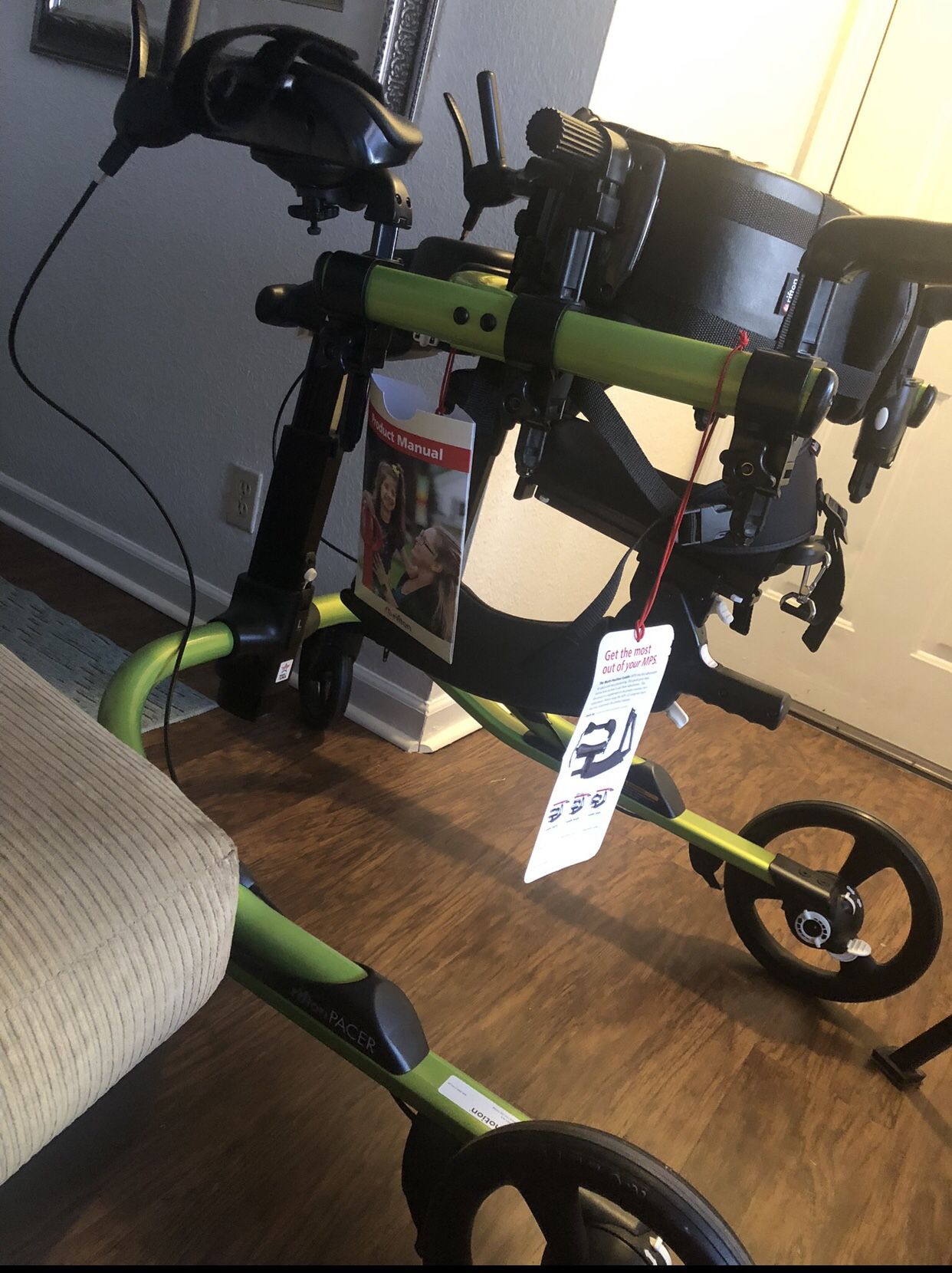 Rifton Pretty Bright Green Large Adjustable Height For Adults Or Children