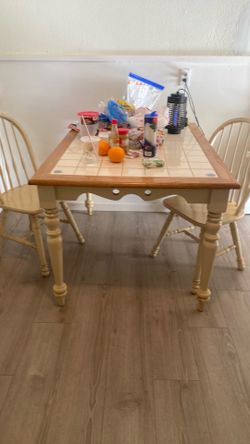Dining table 4 chairs