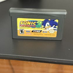 Sonic Advanced 3 GBA Game 