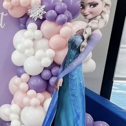 6ft Tall Elsa Decor