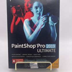 Paint shop Pro 2019 Ultimate Edition New In Box