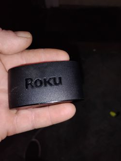 roku dongle with HDMI cord and charger