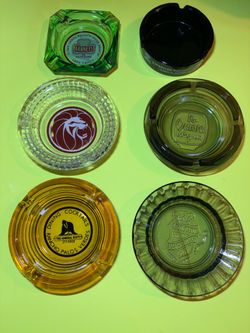 Vintage Assorted Ashtrays