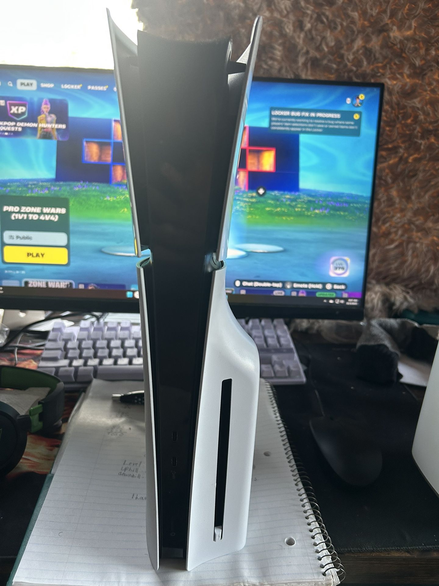 Ps5 Disc Version With Black Ps4 Controller