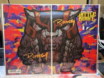 Battle Beast #1 Connecting Virgin Variant Set Signed Ryan Ottley