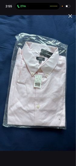 1 Left! XL ExpressDressShirt Light Pink