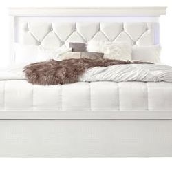 White Queen Bed