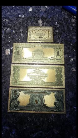 24kt Gold BANK NOTE COLLECTION.