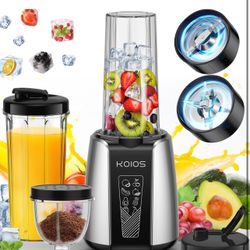 KOIOS Smoothie Blender, Max 1000w Personal Blender for Shakes and Smoothies, 12Pcs