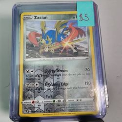 Zacian #139/192 Holo – Rebel Clash, Like New