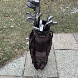 Golf Bag With Clubs