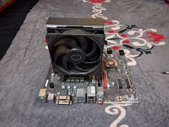 MSI H110M Gaming Motherboard with CPU Cooler,8gb stick of ddr4 and a i3 6300