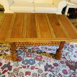 Extended Wood Coffee Table 