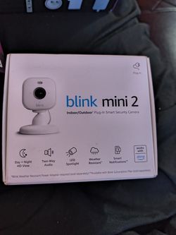 Blink Mini 2 Indoor/Outdoor Smart Security Camera 