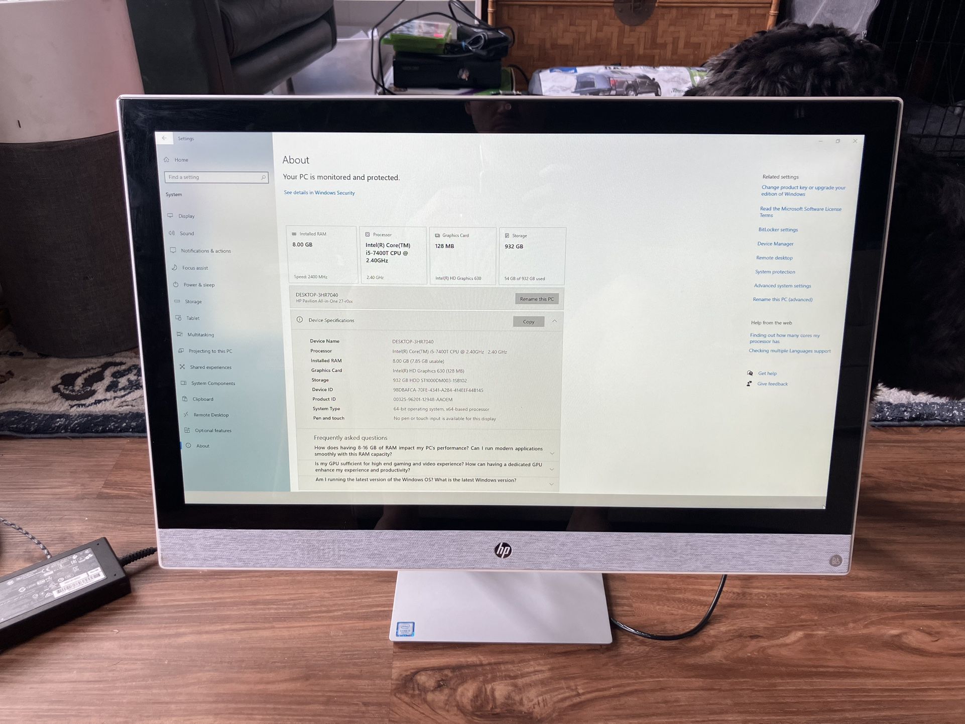 Hp Pavilion All In One