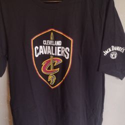 Canvas, Cleveland Cavaliers,Jack Daniels, Men's Xlg T-shirt & Free Thank You Gift 