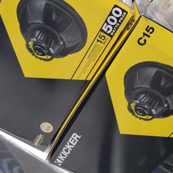 Brand New Kicker 15" Comp Pair 