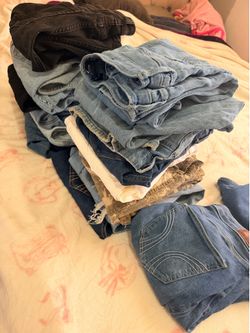 Hollister jeans and Fashion Nova