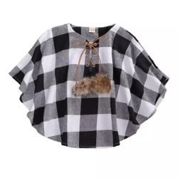 Toddler Girl Winter poncho
