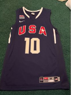 Kobe Bryant Authentic Nike Team USA Redeem Team 2008 Olympics Jersey Size Medium