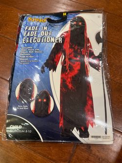 Spirit Fade In Fade Out Executioner Child Halloween Costume