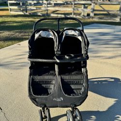 Lightly Used City Mini Double Stroller with Bar & Tray