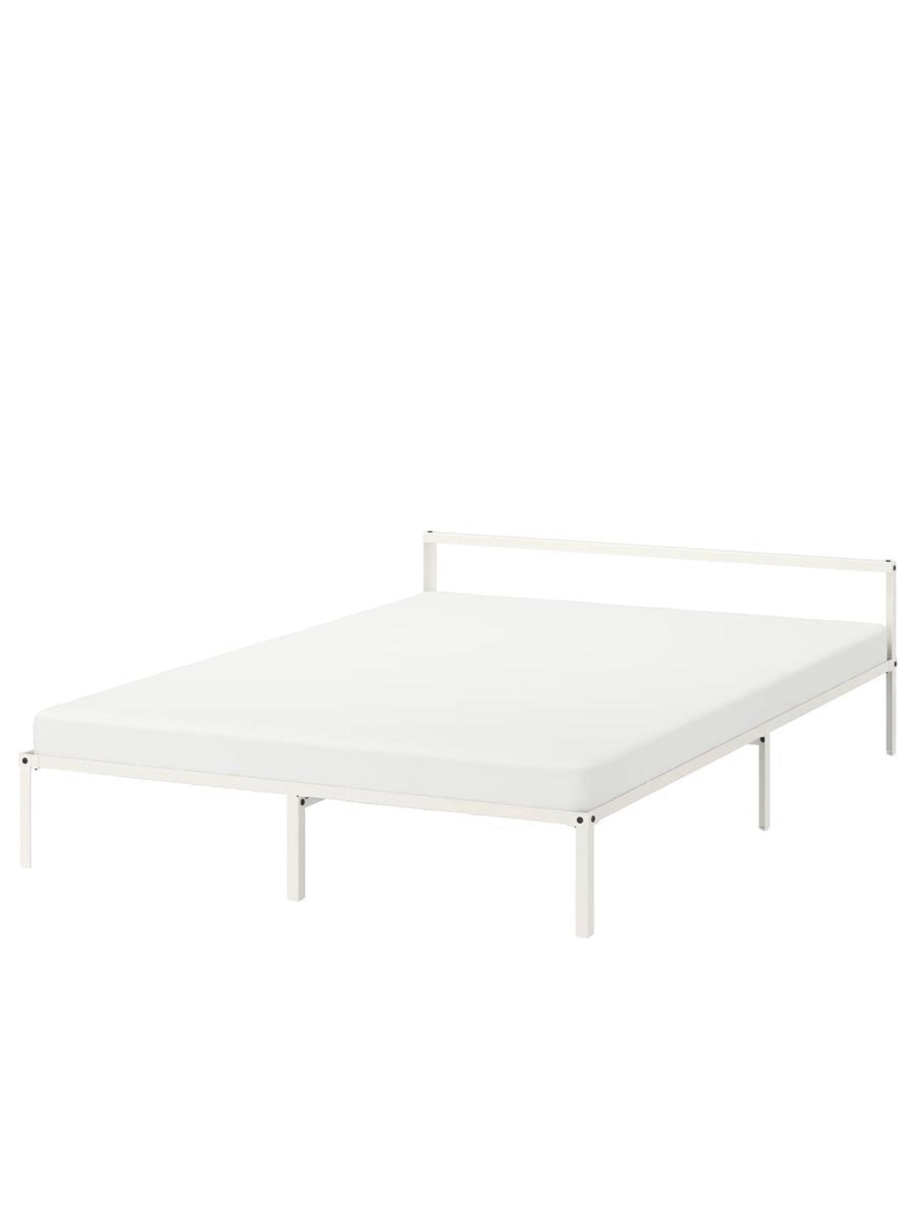 MOVE out Sale - Ikea Queen Bed Frame and Slated Bed Base