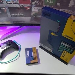 Xbox One X 1TB Console Cyberpunk 2077 Limited Edition Plus 4tb Hard Drive Limited Edition Cyberpunk 2077